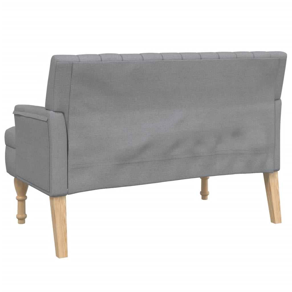 Bänk Med Kuddar 113X64,5X75,5 Cm Tyg