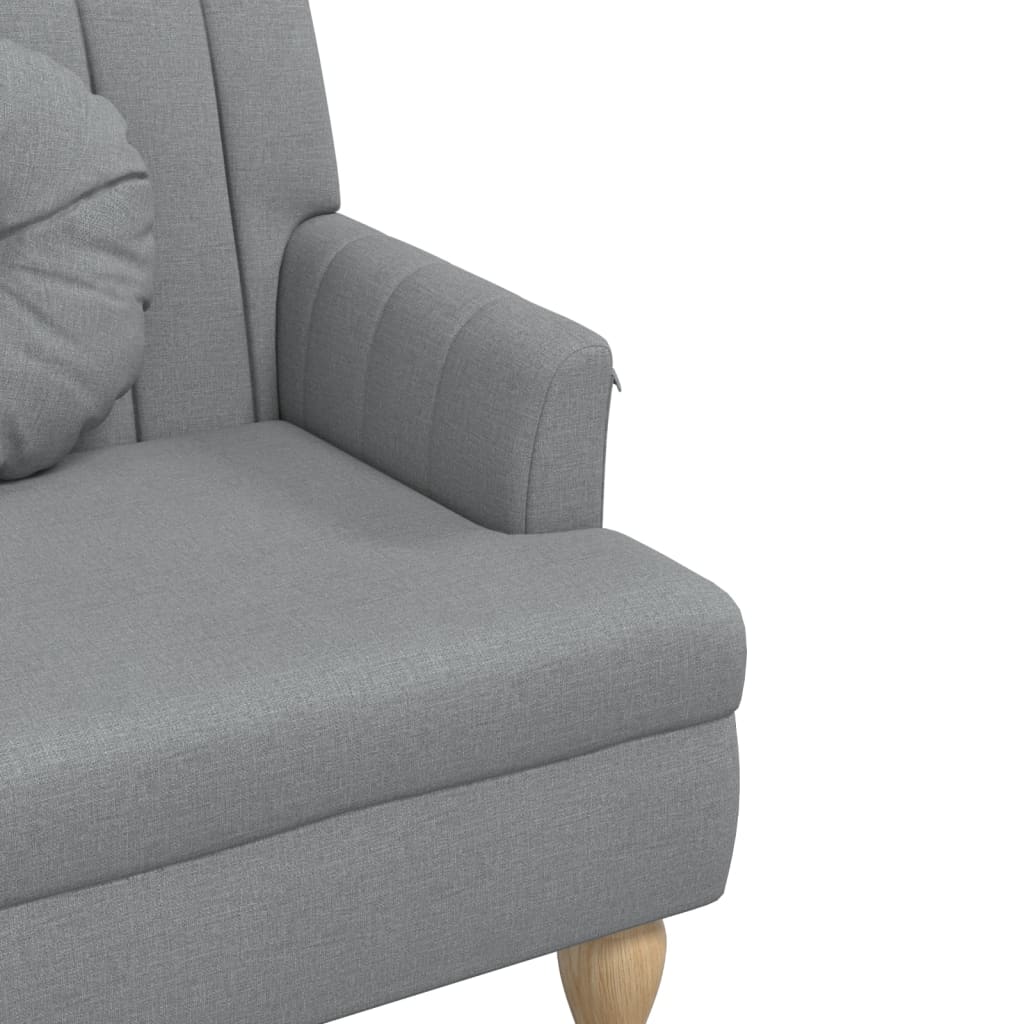 Bänk Med Kuddar 113X64,5X75,5 Cm Tyg