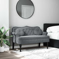 Bänk Med Kuddar 120,5X65X75 Cm Sammet