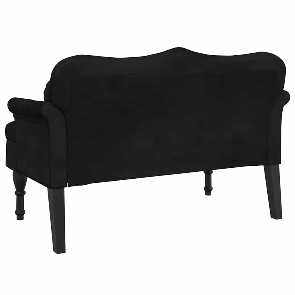 Bänk Med Kuddar 120,5X65X75 Cm Sammet