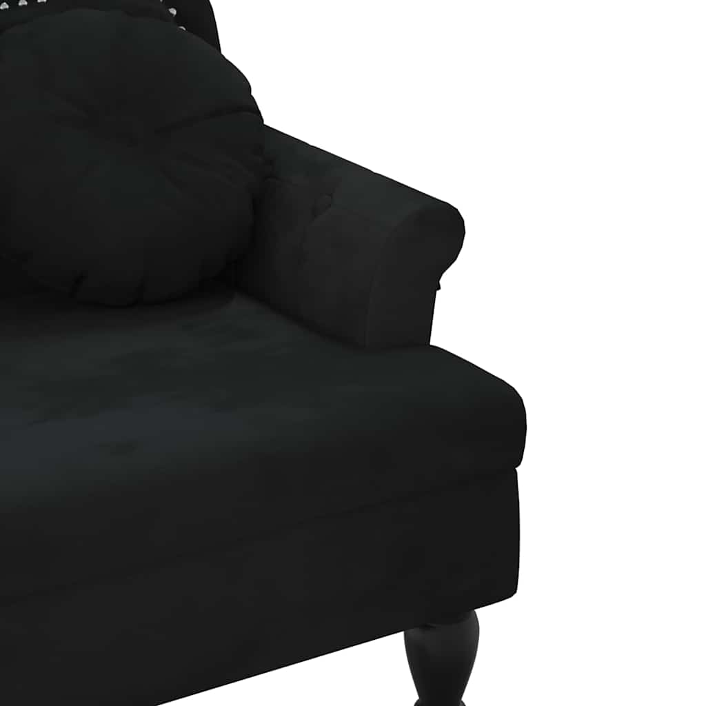 Bänk Med Kuddar 120,5X65X75 Cm Sammet