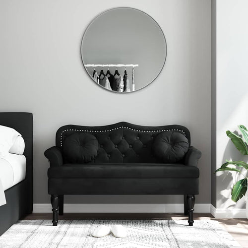 Bänk Med Kuddar 120,5X65X75 Cm Sammet