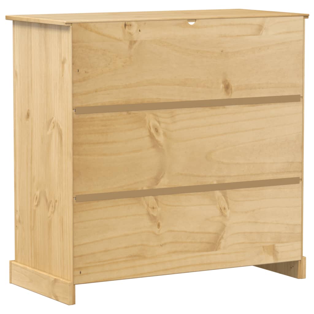 Vinskåp Corona 107,5X51X105,5 Cm Massiv Furu