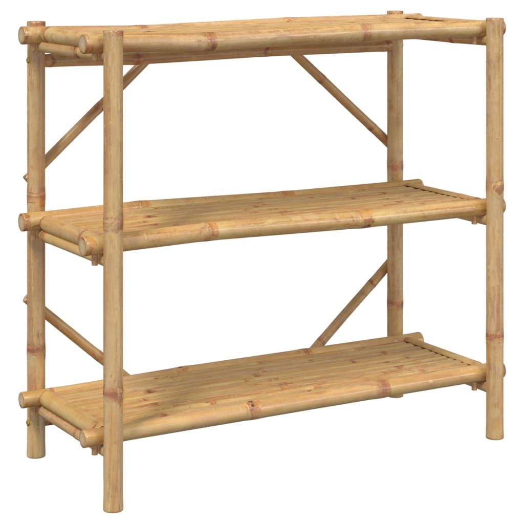 Bokhylla 3 Hyllplan Bambu