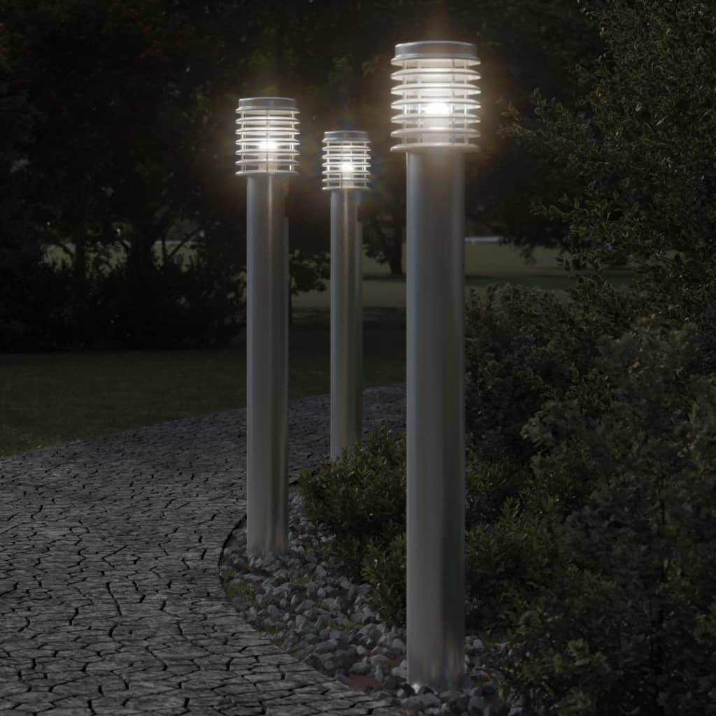 Utomhusgolvlampa 110 Cm Rostfritt Stål