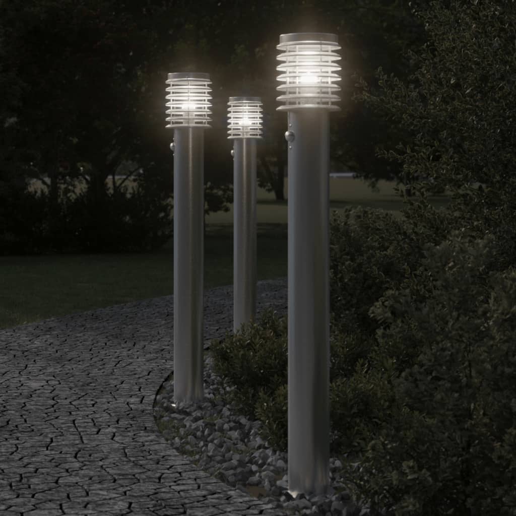 Utomhusgolvlampa 110 Cm Rostfritt Stål