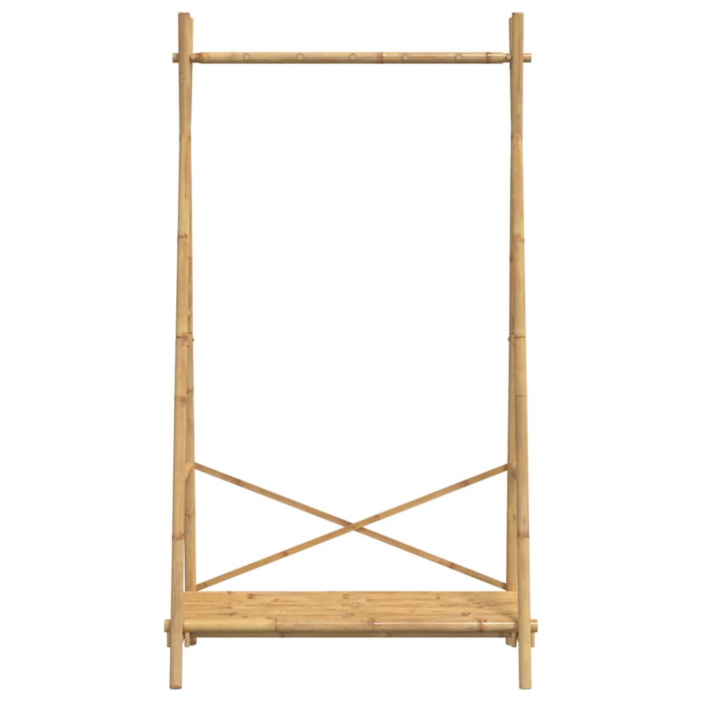 Klädställ Med Hylla 102X50X190 Cm Bambu
