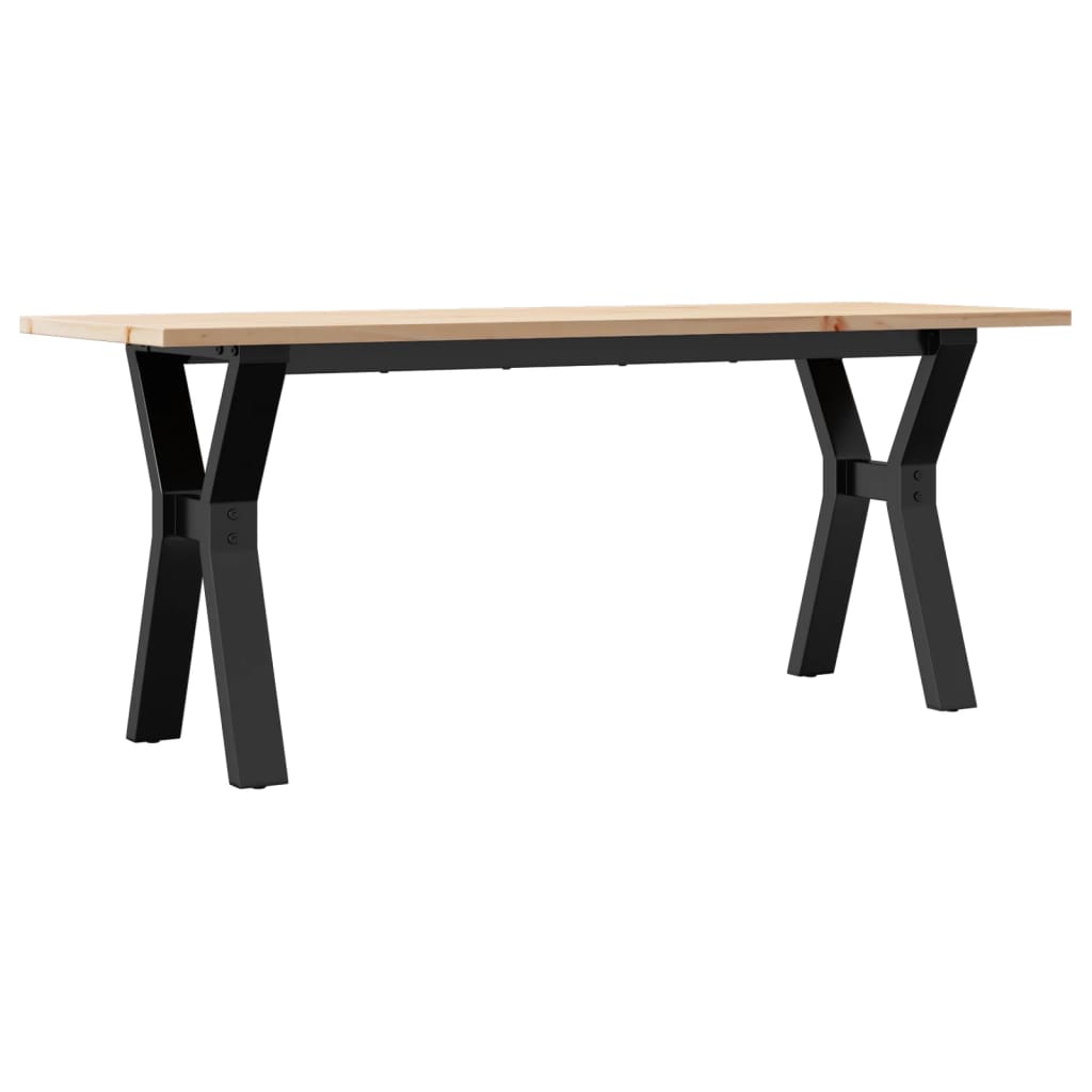 Soffbord Massiv Furu Och Stål