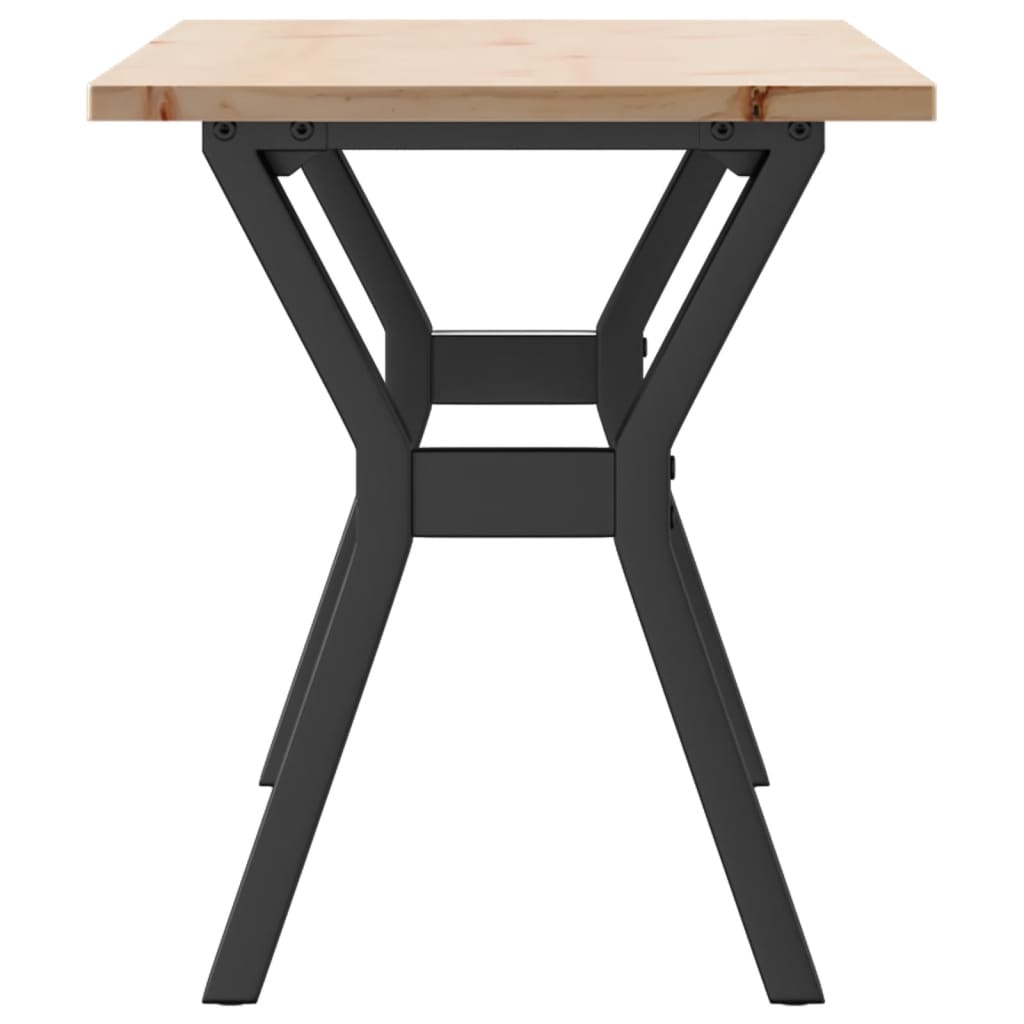 Soffbord Massiv Furu Och Stål