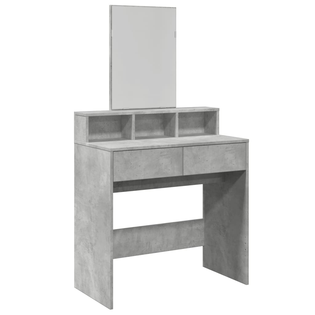 Sminkbord Med Spegel 80X41X144,5 Cm