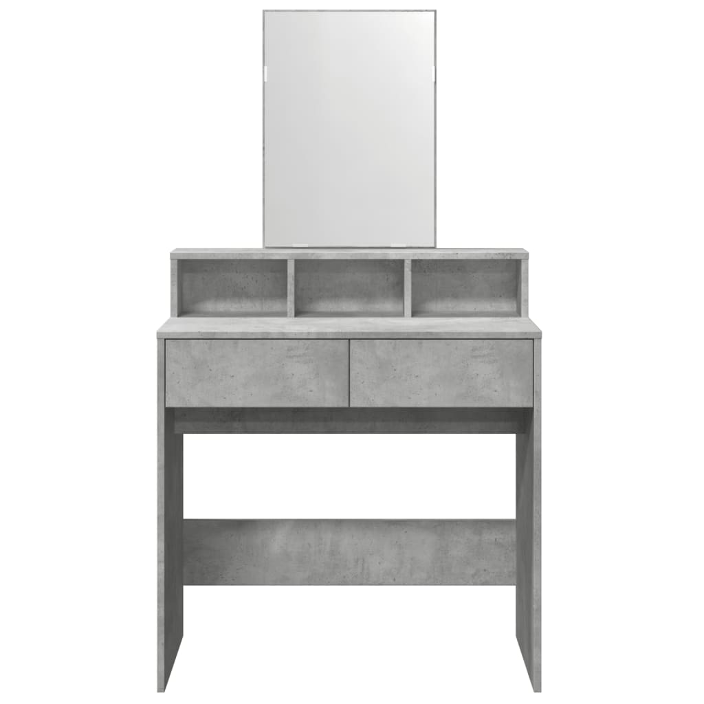 Sminkbord Med Spegel 80X41X144,5 Cm