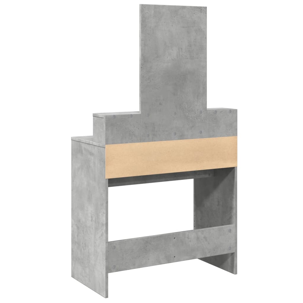 Sminkbord Med Spegel 80X41X144,5 Cm