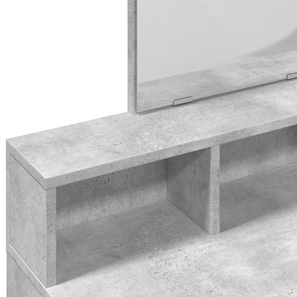Sminkbord Med Spegel 80X41X144,5 Cm