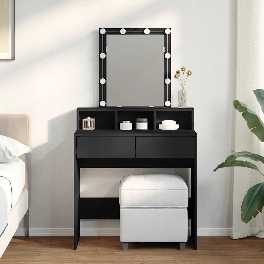 Sminkbord Med Led 80X41X144,5 Cm