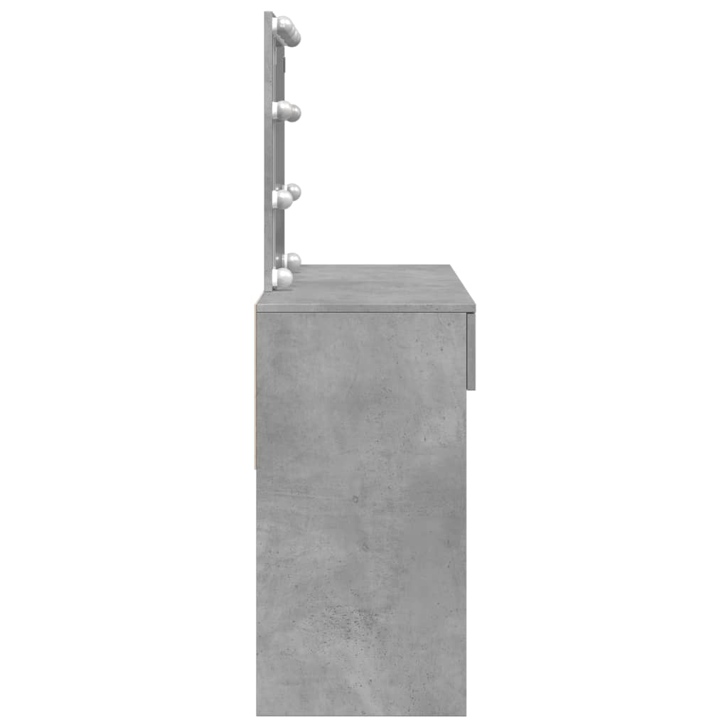 Sminkbord Med Led 100X40X130 Cm