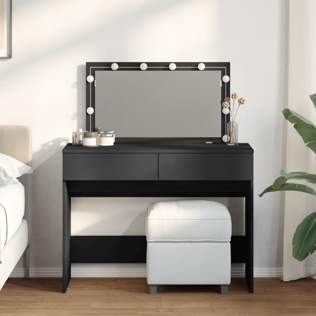 Sminkbord Med Led Sonoma-Ek 100X40X120 Cm
