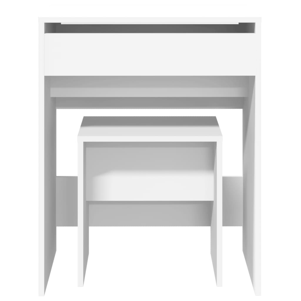 Sminkbord Med Pall 60X40X113,5 Cm