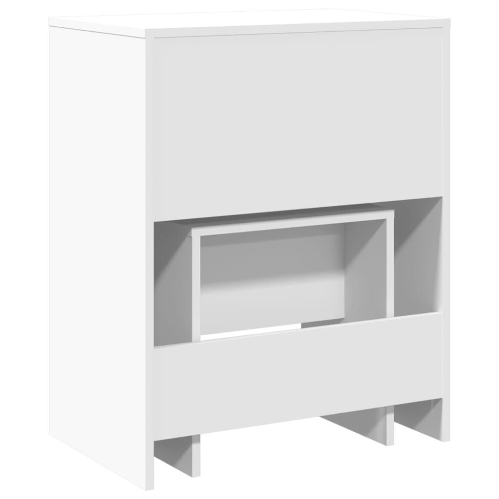 Sminkbord Med Pall 60X40X113,5 Cm