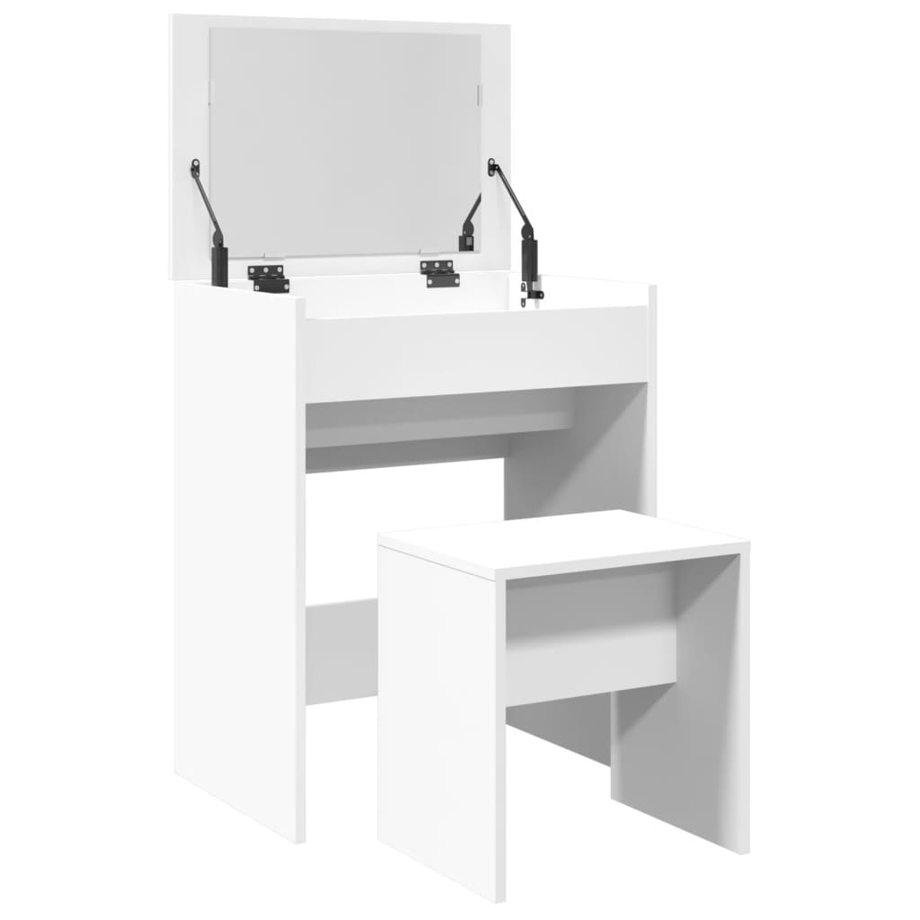Sminkbord Med Pall 60X40X113,5 Cm