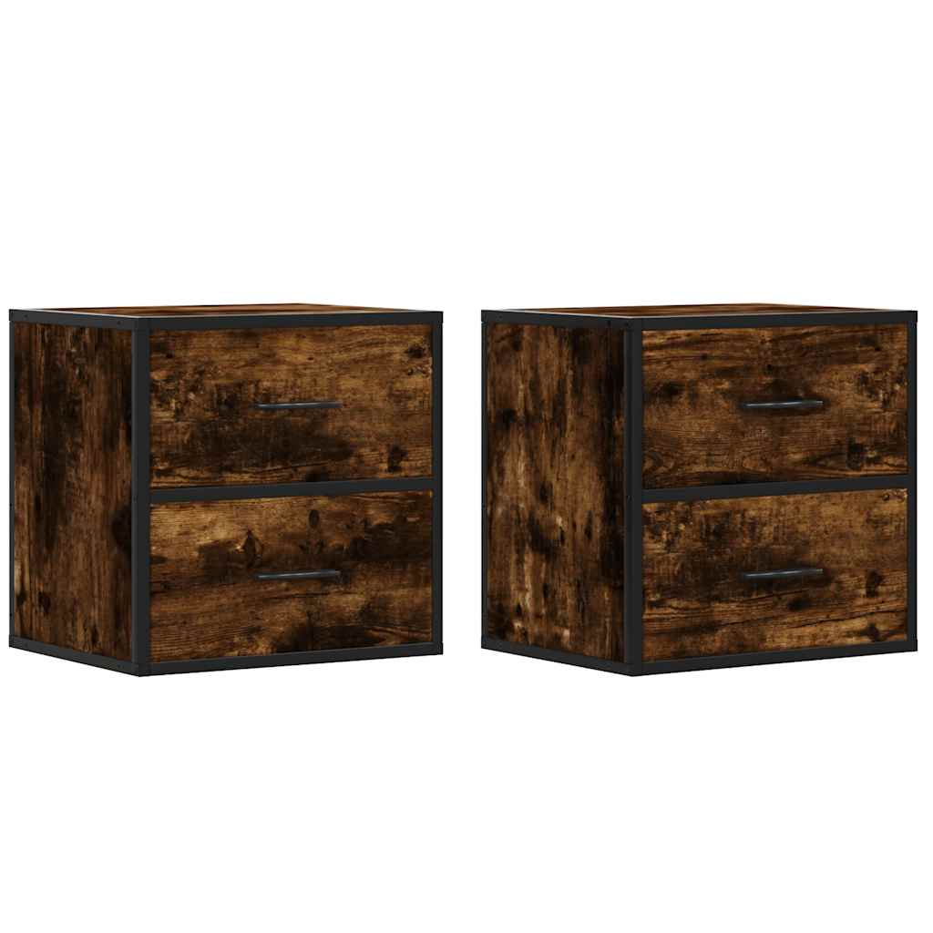 Väggmonterade Sängbord 2 St 40X31X39,5 Cm
