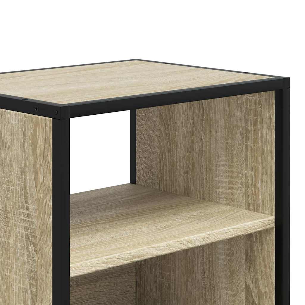 Väggmonterade Sängbord 2 St Sonoma-Ek 40X31X39,5 Cm