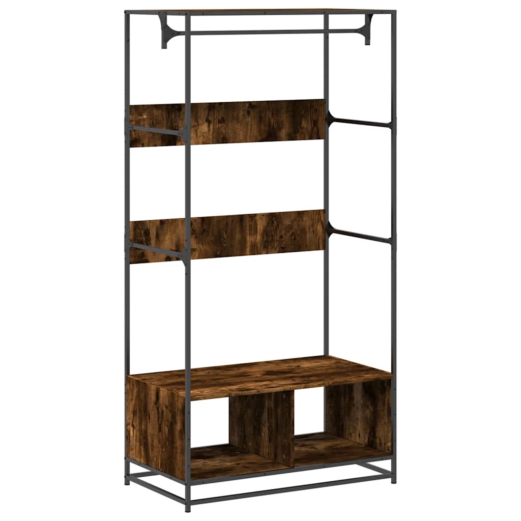 Garderob 90X50X180 Cm Konstruerat Trä