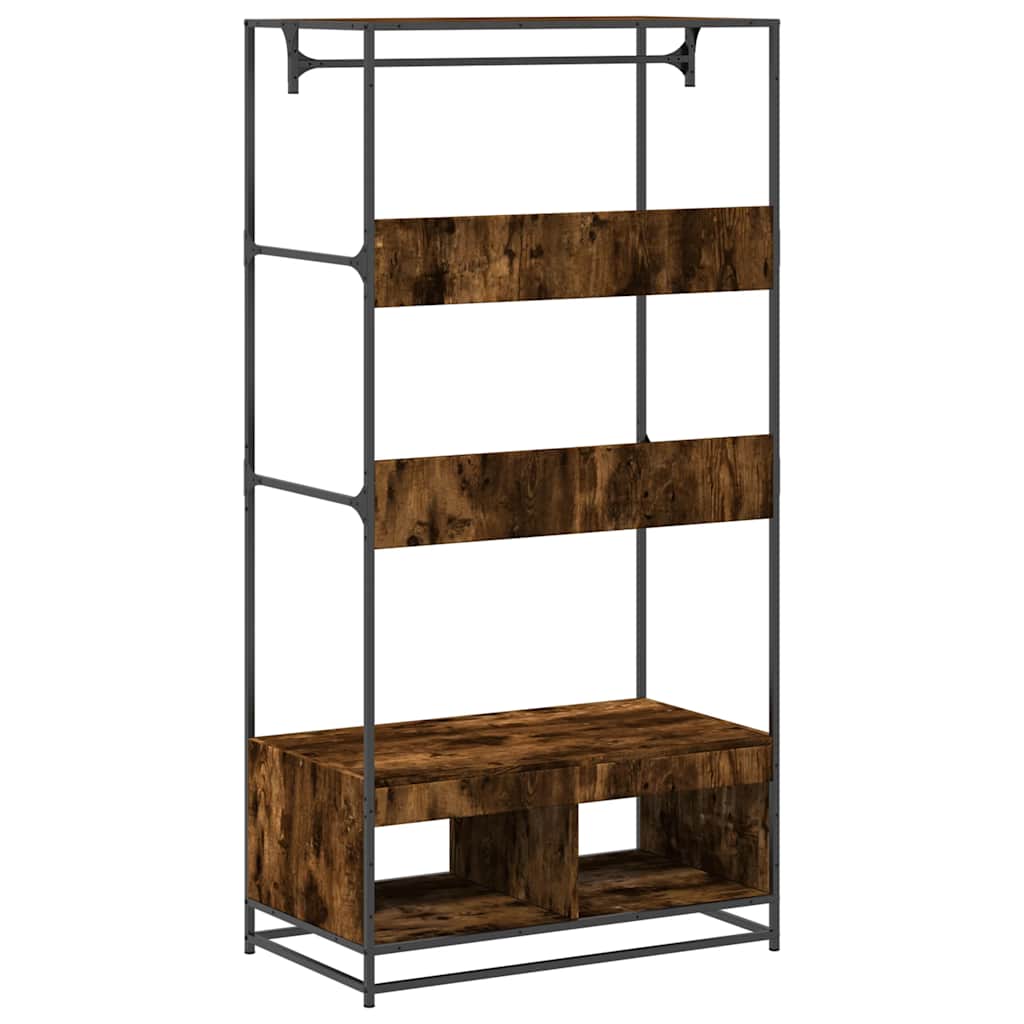 Garderob 90X50X180 Cm Konstruerat Trä