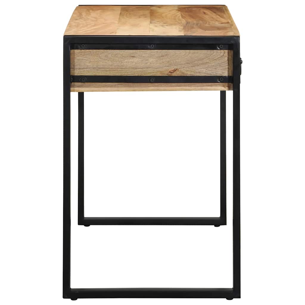 Skrivbord 100X50X75 Cm Massivt Grovt Trä Mango