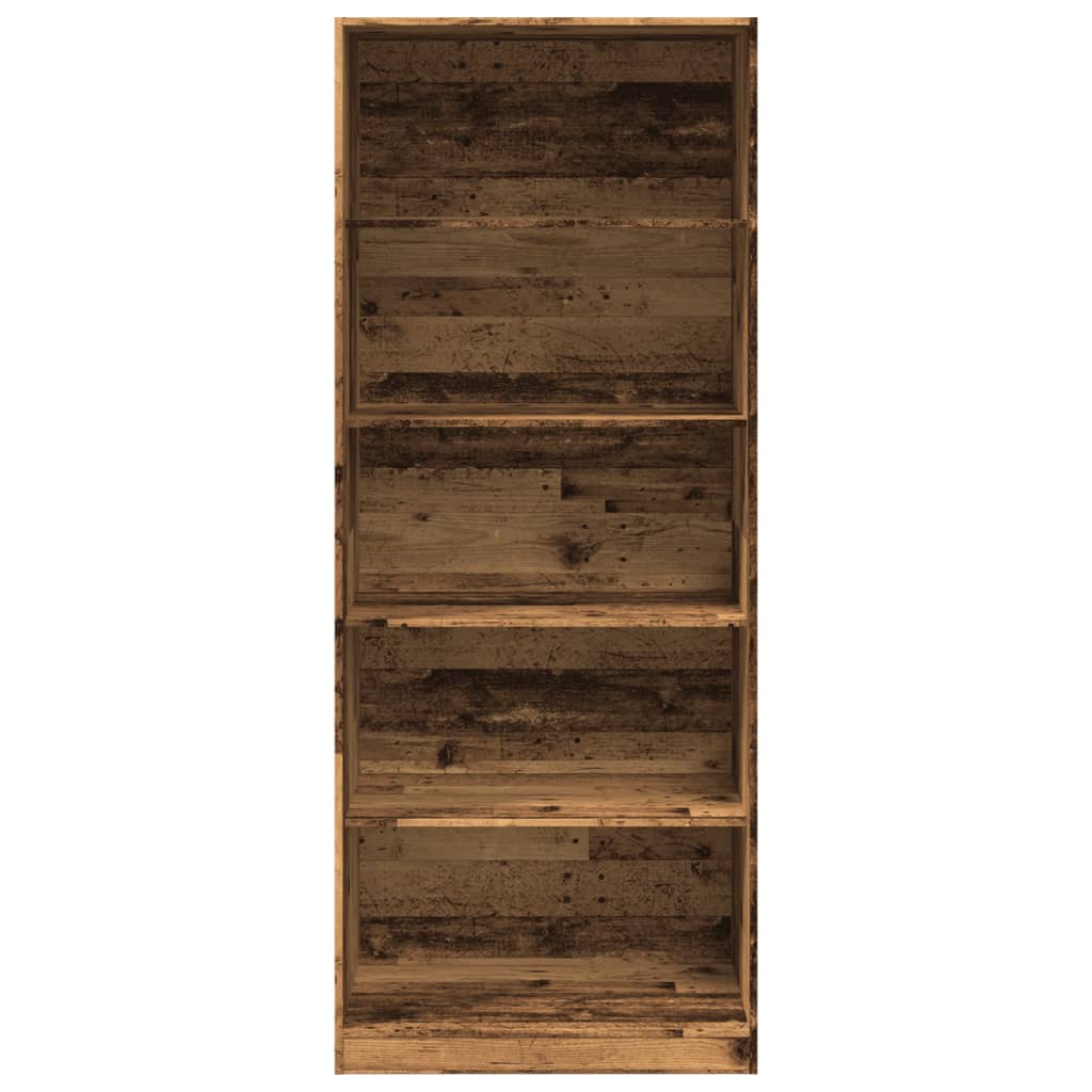 Garderob Åldrat Trä Konstruerat Trä