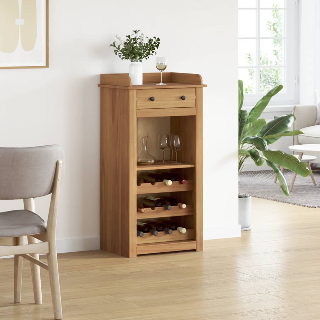 Vinskåp Panama 57X40X111,5 Cm Massiv Furu