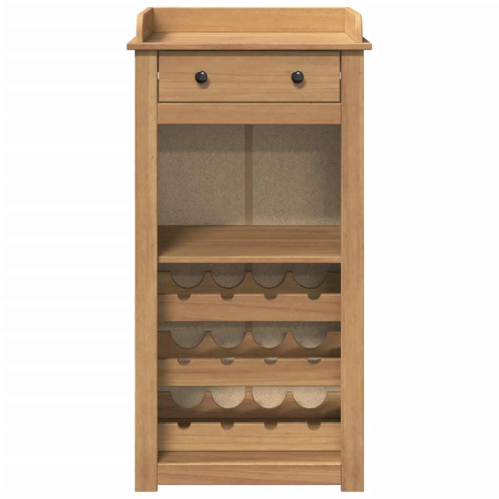 Vinskåp Panama 57X40X111,5 Cm Massiv Furu