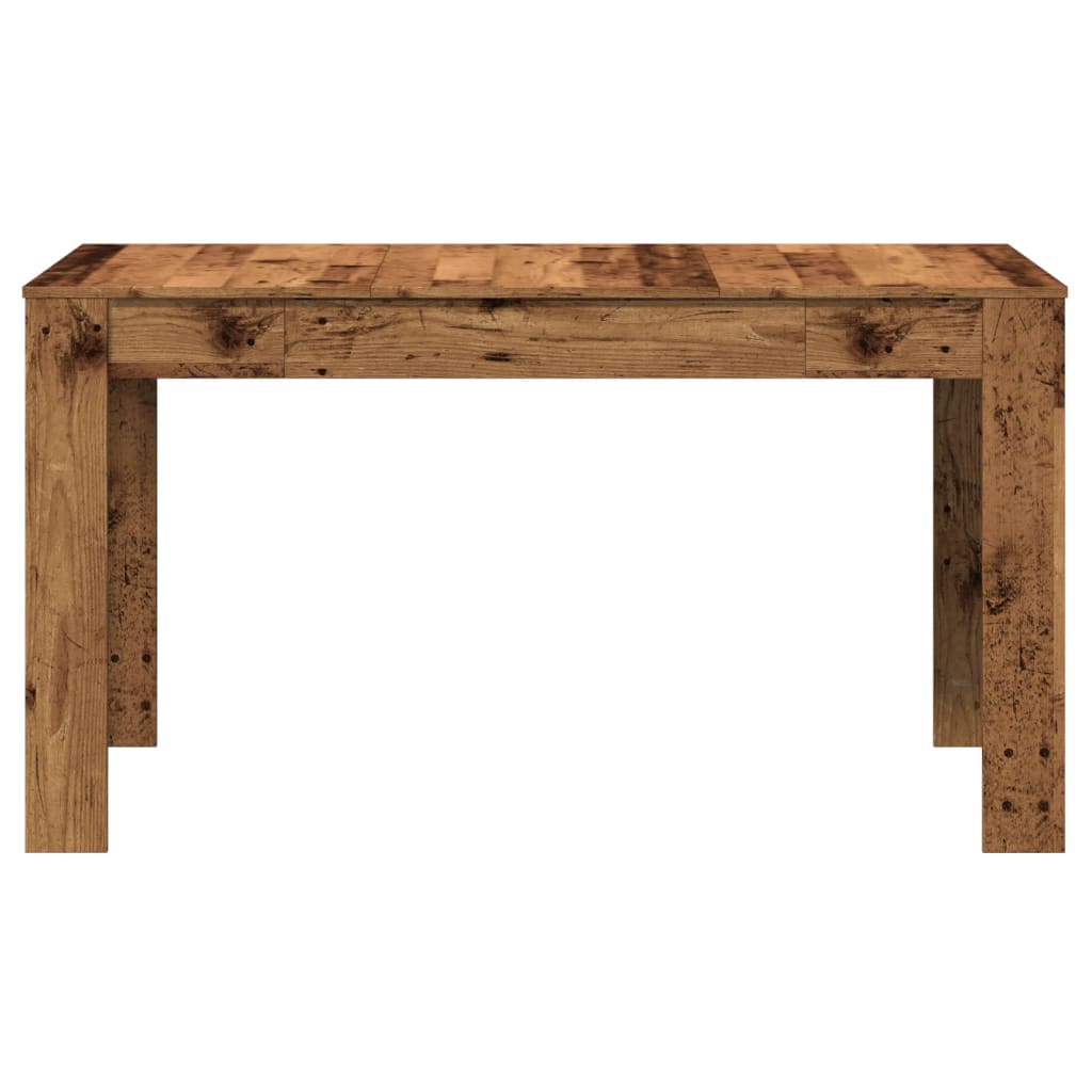 Matbord Åldrat Trä 140X74,5X76 Cm Konstruerat Trä