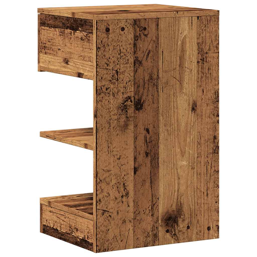 Sängbord 40X35X65 Cm Konstruerat Trä
