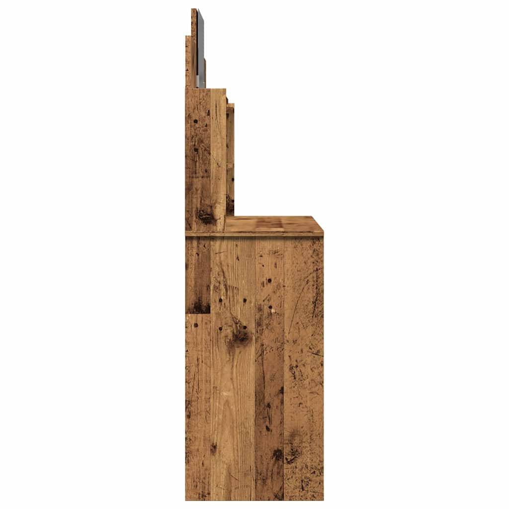 Sminkbord Med Spegel 96X39X142 Cm