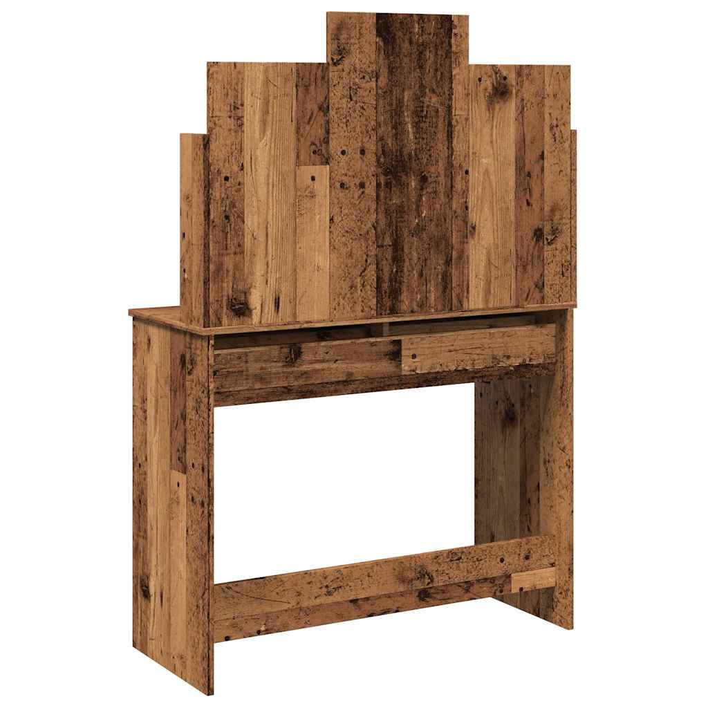 Sminkbord Med Spegel 96X39X142 Cm