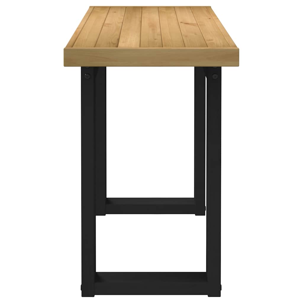 Skrivbord Noain Ade Ben 120X50X75 Cm Massiv Furu