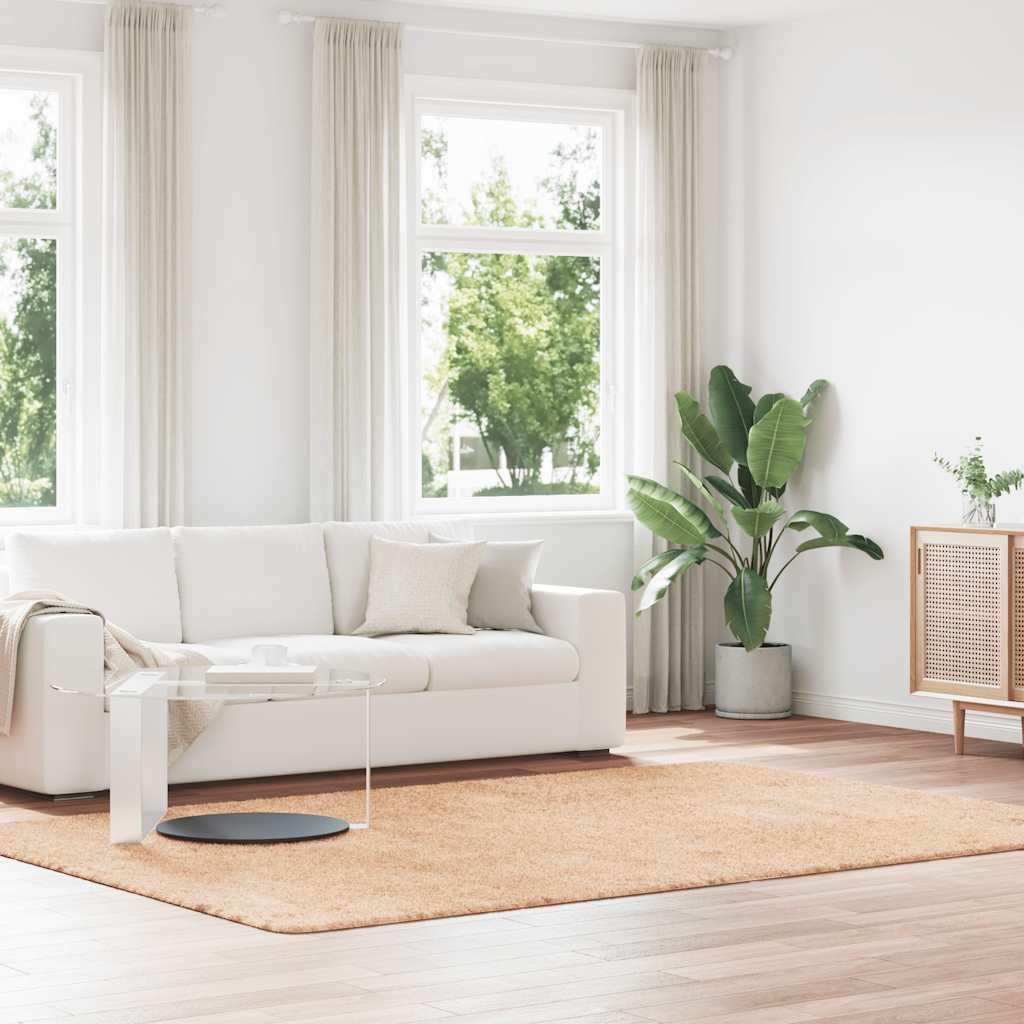 Ryamatta Med Lång Lugg Navarra 100X100 Cm Polyester