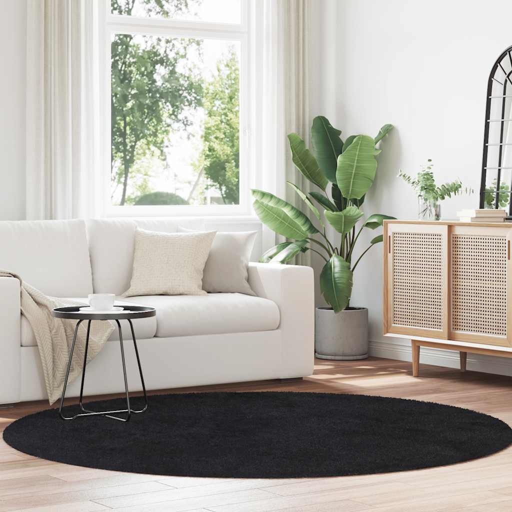 Ryamatta Med Lång Lugg Navarra 100X100 Cm Polyester