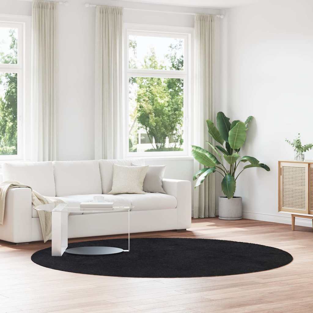 Ryamatta Med Lång Lugg Navarra 100X100 Cm Polyester