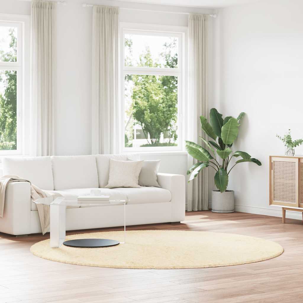 Ryamatta Med Lång Lugg Navarra 100X100 Cm Polyester