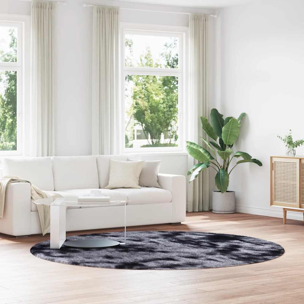 Ryamatta Med Lång Lugg Navarra 100X100 Cm Polyester