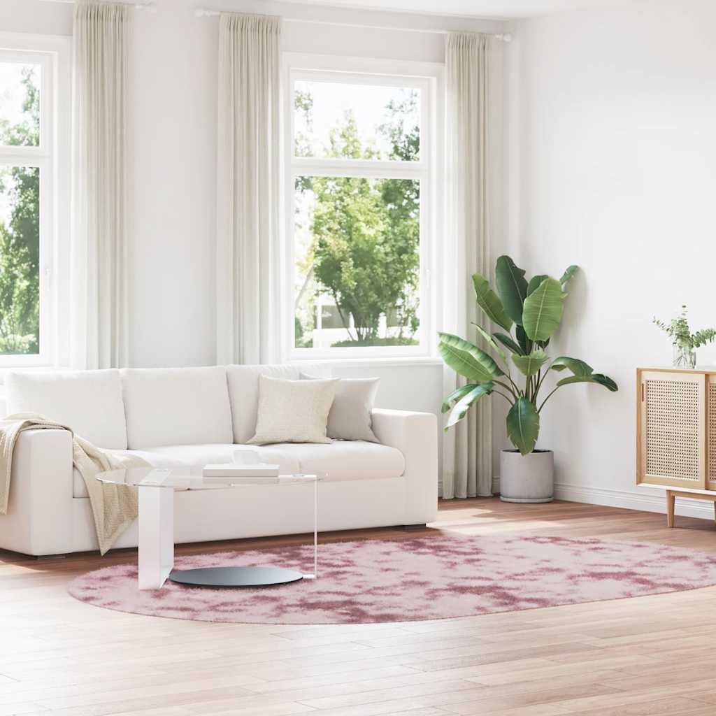 Ryamatta Med Lång Lugg Navarra 100X100 Cm Polyester