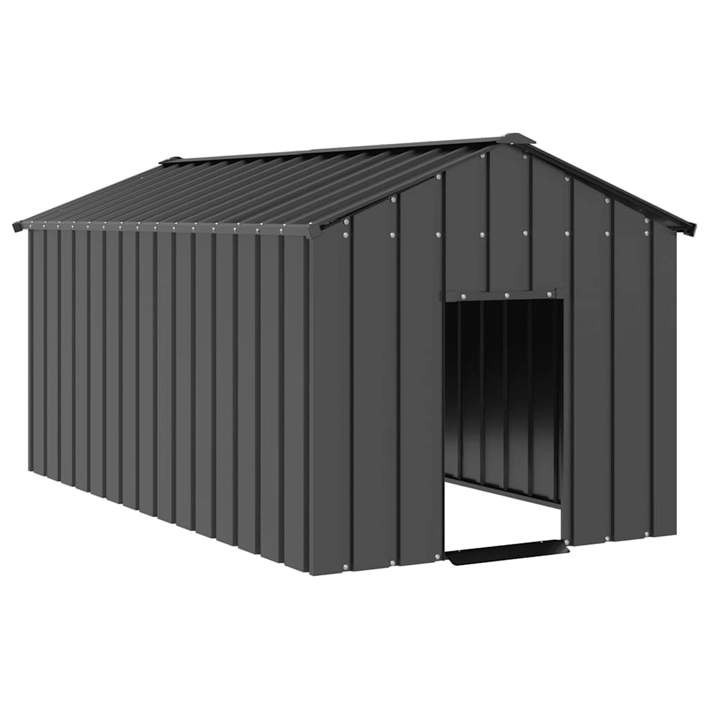 Hundkoja Med Tak Galvaniserat Stål