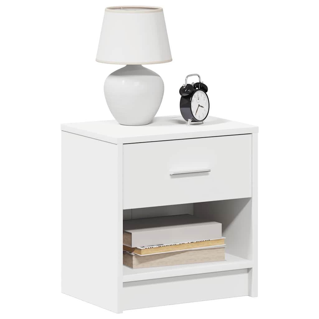 Sängbord 2 St Med Låda 39X28X41 Cm