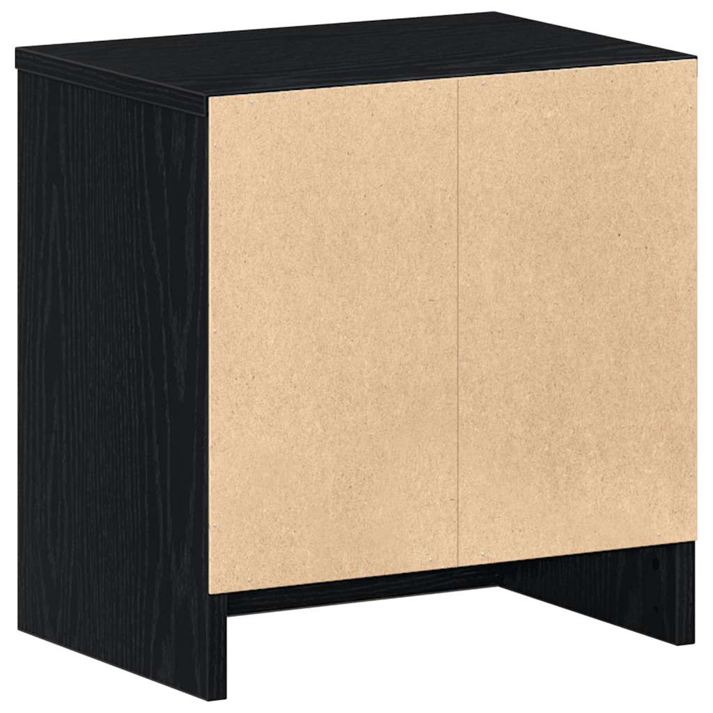 Sängbord 2 St Med Låda 39X28X41 Cm
