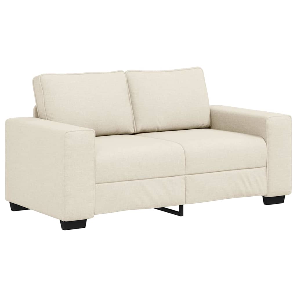 Soffa 3 Pcs Beige 221 X 80 X 82 Cm Linnenblandad Tyg
