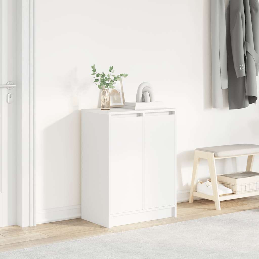 Skoskåp Rökt Ek 57X34X76 Cm Konstruerat Trä