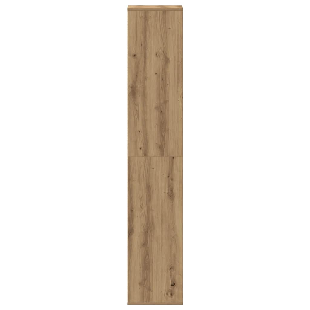 Skoskåp Hantverksmässig Ek 54X34X183 Cm Konstruerat Trä