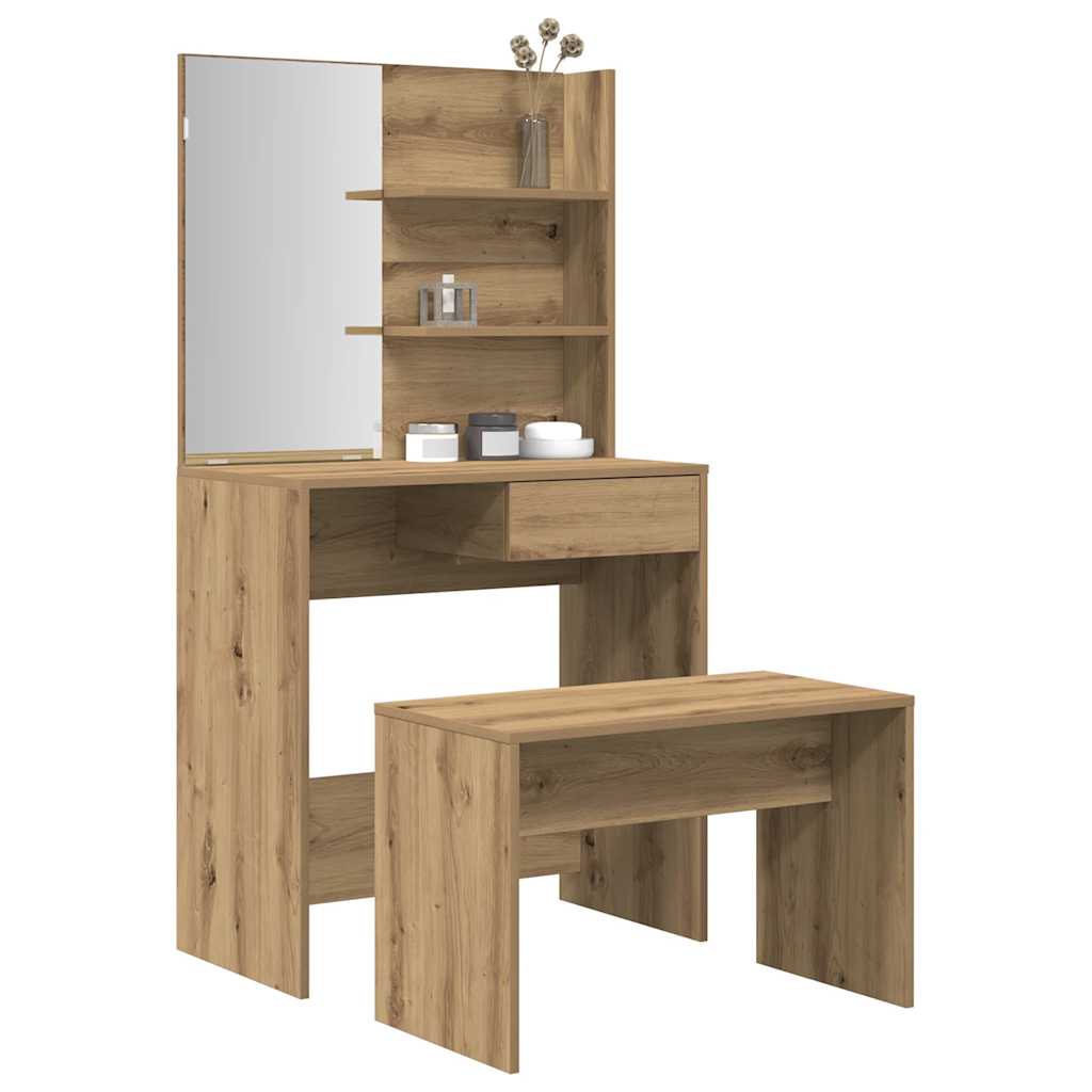 Sminkbord Set 74,5X40X141 Cm