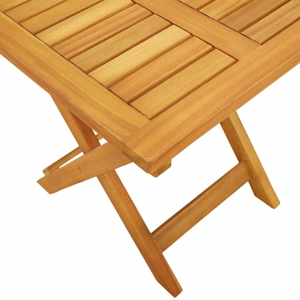 Solstol Reclining 1-Person 2 Pcs Brun Massivt Akaciaträ